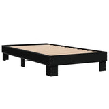 Bed Frame without Mattress Black 90x200 cm 845872