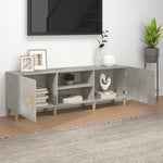 TV Cabinet Concrete Grey 150x30x50 cm Engineered Wood 812622