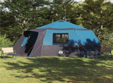 Cabin Tent 12-Person with Roof Blue and Grey 500 x 500 x 294 cm 42004057