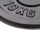 Weight Plates 4 pcs 2x10 kg2x5 kg Cast Iron 91395
