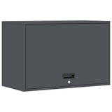 Wall Cabinet for Garage with Gas-lift Door Anthracite 883266