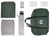 Family Tent Army Green 487 x 340 x 216 cm Polyester and Steel 42028676