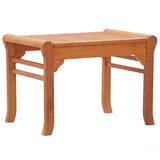 Bench Natural Wood Solid eucalyptus wood 64 cm Durable Bench 47289