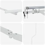 Awning Frame Retractable White 3.5 x 2 m Metal 42002550