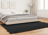 Faux Sheepskin Rug Tafalla Black 120 x 170 cm Polyester 42021570