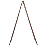 246430 Double-sided Blackboard Cedar Wood Free Standing 40x60 cm