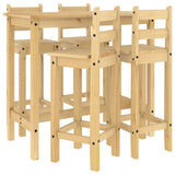 5 Piece Bar Set Solid Wood Pine 3217072