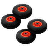 Sack Truck Wheels 4 pcs Solid PU 3.00-4 142972