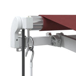 Automatic Retractable Awning Burgundy 350x250 cm 3310183