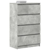 Sideboard Concrete Grey 60x35x98.5 cm Engineered Wood 800535