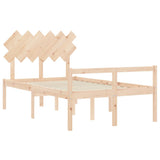 Senior Bed without Mattress Double Solid Wood 3195521