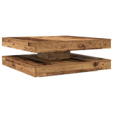 Coffee Table 360-Degree Rotatable Old Wood 90x90x34.5 cm 3321358