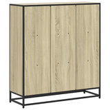 Bookcase Sonoma Oak 97.5x33x107.5 cm Engineered Wood and Metal 3300861