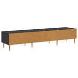 TV Cabinet Black Oak 150 x 36 x 30 cm Engineered Wood 882319