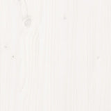 Futon Sofa Bed with Mattress White 70x206x11 cm Solid Wood Pine 846752