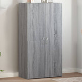 ZNTS File Cabinet Grey Sonoma 60x32x115 cm Engineered Wood 840777