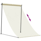 Retractable Awning Cream 150x150 cm Fabric and Steel 368758
