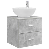 Bathroom Furniture Set 3 pcs Concrete Grey 49.5 x 44.5 x 65 cm 3405910