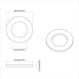 Washers 50000 pcs Silver Iron 864453