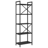 Bookshelf Black Oak 56 x 34 x 171 cm Engineered Wood 883862