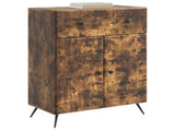 Sideboard Smoked Oak 66 x 34.5 x 90 cm Engineered Wood 895560