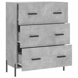 Sideboard Concrete Grey 69.5x34x90 cm Engineered Wood 827864