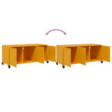 TV Cabinet Mustard Yellow 100.5x39x43.5 cm Steel 846647