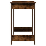 Desk Smoked Oak 100x45x75 cm Engineered Wood 860431