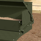 Chicken Treadle Feeder Olive Green 50 x 40 x 29 cm 874700