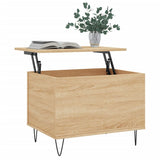 Coffee Table Sonoma Oak 60x44.5x45 cm Engineered Wood 830951