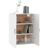 Hanging Cabinet White 69,5x34x90 cm Engineered Wood 812267