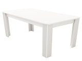 4 Seater Dining room table, MDF Wood Rectangle Modern Dining,Room Furniture Unit, Small N606P272566W