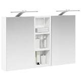 Bathroom Cabinet Set 3 pcs 80 x 10.5 x 50 cm Engineered wood 3403656