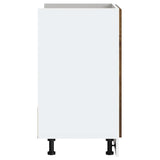 Sink Base Cabinet "Porto" Smoked Oak 80x46x81.5 cm Engineered Wood 853932