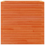 Garden Planter Wax Brown 70x40x68.5 cm Solid Wood Pine 3282486