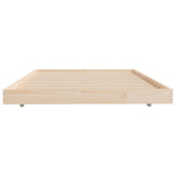 Bed Frame without Mattress 90x200 cm Solid Wood Pine 823494