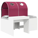 Bed with Tunnel 3 pcs Artisian Oak and Red Engineered Wood 3423513