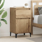 Bedside Cabinet with Drawer 2 pcs Artisan Oak 40 x 35 x 70 cm 881254