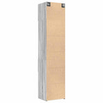 Slim Storage Cabinet Grey Sonoma 50x42.5x225 cm Engineered Wood 3281313