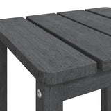 Garden Adirondack Table Anthracite 38x38x46 cm HDPE 318642