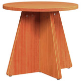 Coffee Table 3 pcs Wax Brown 873540