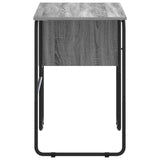 Desk with Storage Grey Sonoma 100 x 50 x 75 cm 8008005
