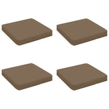 4-Piece Seat Cushions VUGHT 4 pcs 100% Polyester Taupe 946269