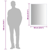 Mirror White 80x60 cm 322722