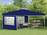 Pop-up Party Tent 288 x 288 x 245 cm Blue Oxford Fabric 42019758