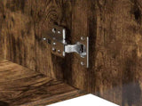 Sideboard Smoked Oak 88x30x70 cm Engineered Wood 815366