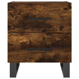 Bedside Cabinets 2 pcs Smoked Oak 40x35x47.5 cm Engineered Wood 827367
