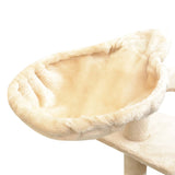Cat Tree with Sisal Scratching Posts 150 cm Beige 170487
