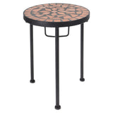 ZNTS ProGarden 2 Pcs Side Table Set With Mosaic Top 442213