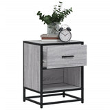 Bedside Cabinets 2 pcs Grey Sonoma 40x31x50 cm Engineered Wood 848691